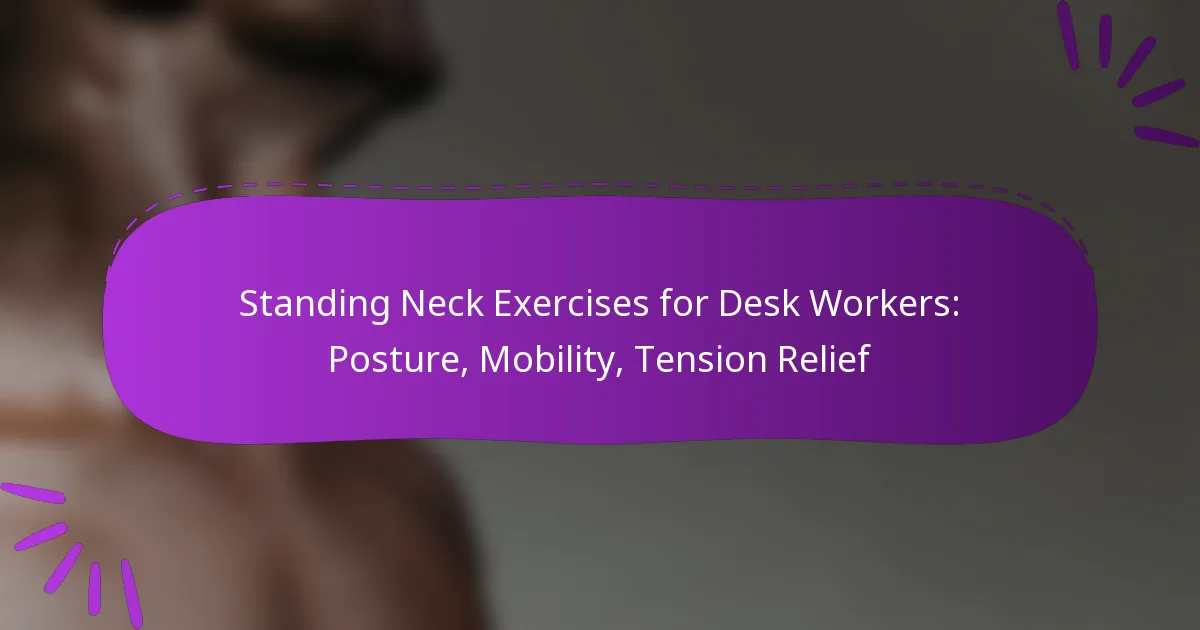 Standing Neck Exercises for Desk Workers: Posture, Mobility, Tension Relief